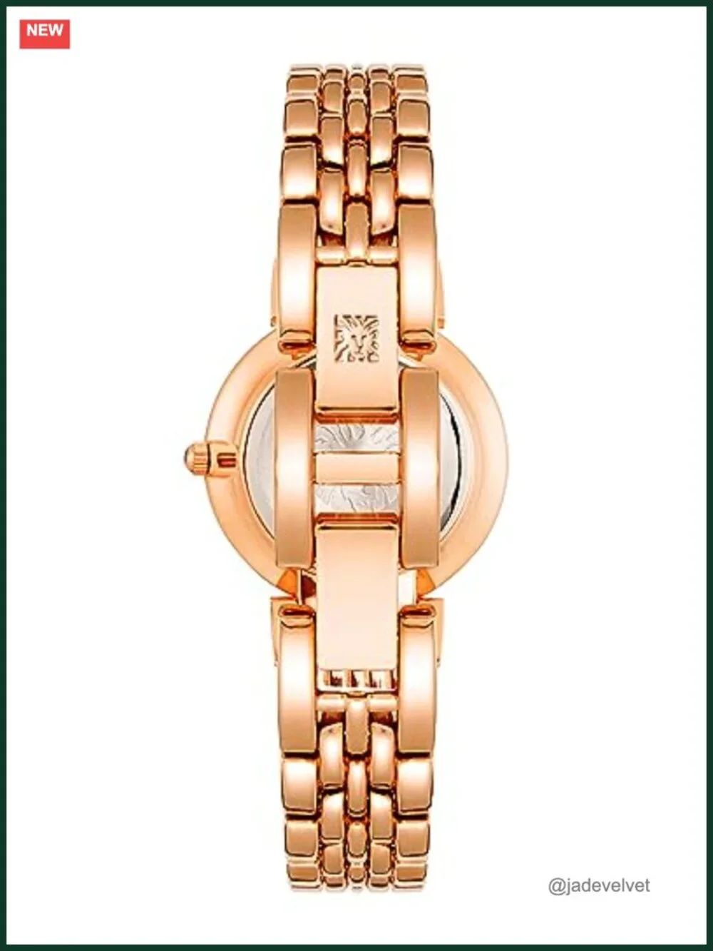 Crystal Accented Dress Watch, Rose Gold Bracelet, Japanese Quartz, 31mm